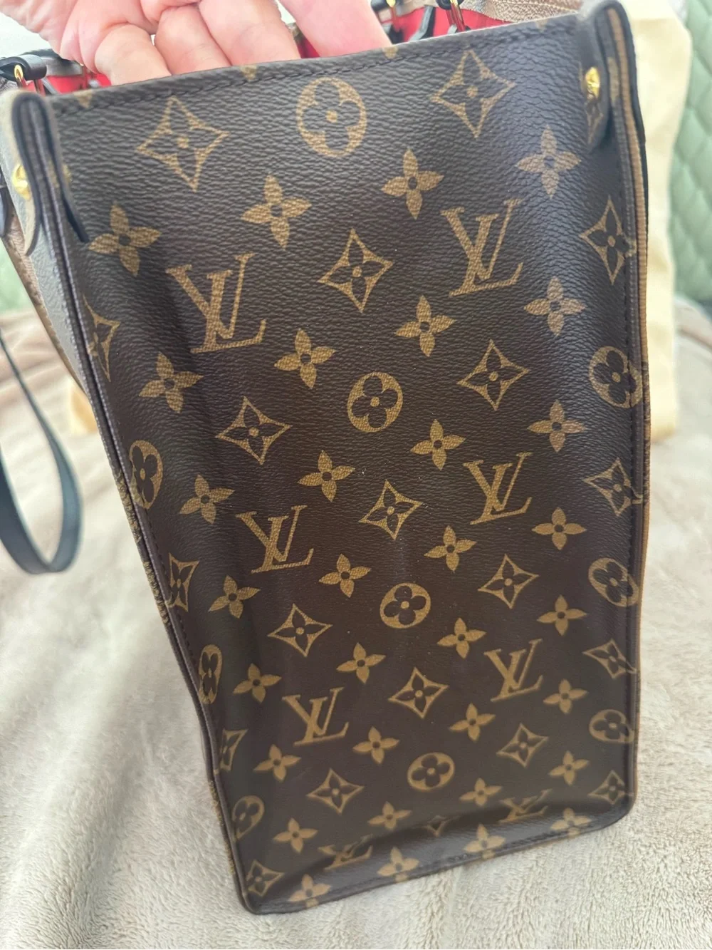 Louis Vuitton On the Go GM with Matching Wallet